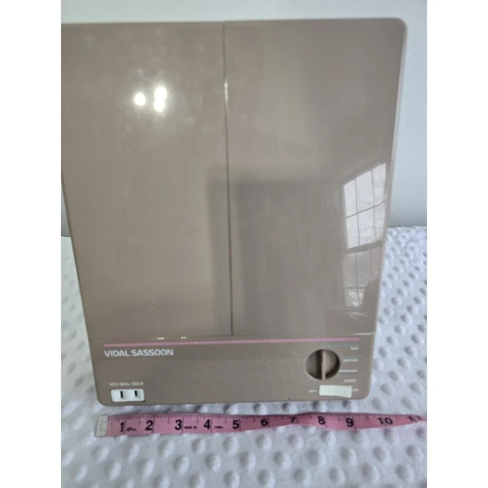 Vintage Vidal Sassoon Vanity Mirror Lighted 4-Way Makeup Magnifying Taupe Works